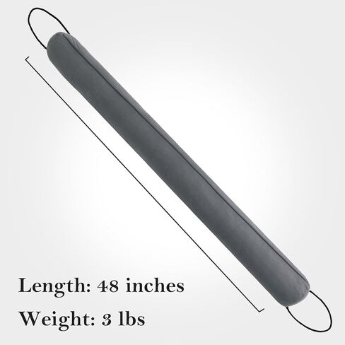 سدادة باب شديدة التحمل مقاس 38 بوصة، عازلة للصوت لحشو الفجوة تحت الباب، 2.2 رطل، مانع ختم أسفل الباب للأضواء والهواء والضوضاء، رمادي in Kuwait