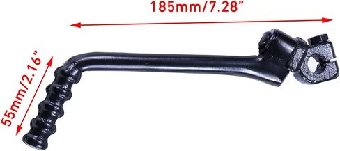 13mm 0.51" Kick Starter Pedal Lever for 50cc 70cc 90cc 110cc 125cc Apollo Z20 RFZ 125 TTR110 PW80 DS80 SSR110 SSR125 CT90 TaoTao DB27 Coolster Lifan Chinese Pit Dirt Bike Motorcycle Part Silver in Saudi Arabia