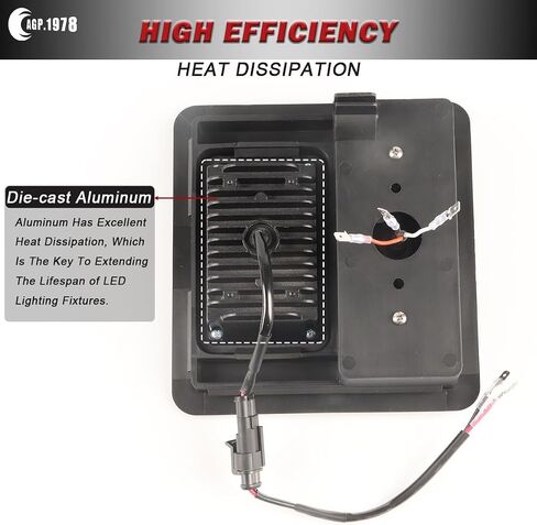 مصباح LED للعمل بمصباح أمامي 12 فولت متوافق مع Bobcat 751 753 763 773 863 864 873 883 963 A220 A300 S130 S150 S160 S175 S185 S205 S220 S250 S300 S330 T140 T180 T190 T200 T250 in Saudi Arabia