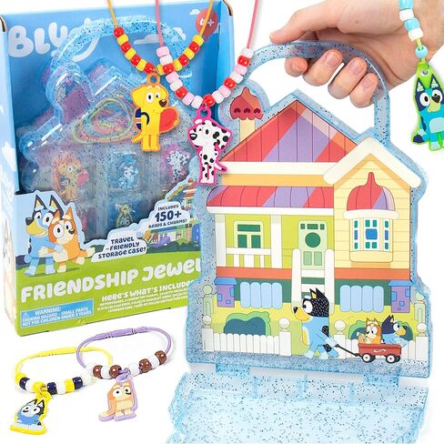 Care Bears Rainbow Jewelry, Make Over 20 Bracelets With Charms & Beads for Bracelet Making, Bracelet Making Kit with Storage Case, Friendship Bracelet Kit, Girls Toys Age 6-8, Charm Bracelet Kit in Saudi Arabia