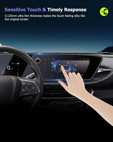 LUWU Screen Protector for 2024 2025 Buick Envision (Preferred/Sport Touring/Avenir) & 2025 Buick Enclave 30-inch Buick Envision Accessories Envision Touchscreen PET Plastic Digital Dashboard Protector 2PCS in Kuwait