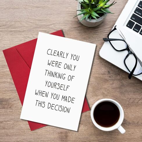 Ogeby Work Bestie Definition Card, Funny Birthday Card for Coworker Her, Humor Leaving Card for Work Friend in Saudi Arabia