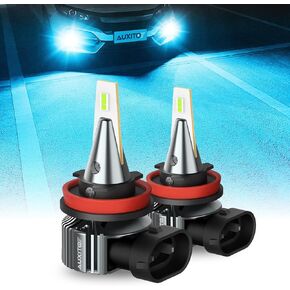 AUXITO H7 Fog Bulb, 6500K White 700％ Brighter, Canbus Ready with Fan, Pack of 2