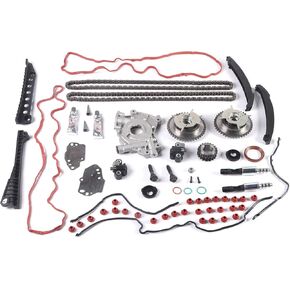 5.4L Engine Timing Chain Kit w/Cam Phaser Oil Pump Fits for Ford Expedition, Lincoln Navigator 2004 2005 2006 2007 2008 5.4L Triton 3V 3L3Z 6279-DAP F85Z 6K255-AA