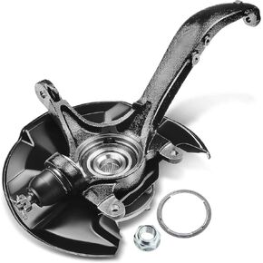Front Left/Driver Side Wheel Hub Bearing & Steering Knuckle Assembly for Honda Accord 2008-2012 Acura TSX 2009-2014 Replace # 698-447, LK051,44600TA0A00, 45255TA0A00, 51210TA0020, 51215TA0020