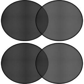 EcoNour Miniature Static Cling Window Shade for Car Sun Visor (2 Pack) | Windshield Sun Shade Static Cling for Driving Glare Shield | Cling Car Shade for Windshield | Sun Glare Protection Accessories