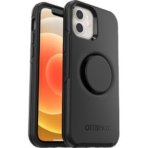 OtterBox + PopGrip Symmetry Series Case for iPhone 12 and iPhone 12 PRO (ONLY) - Retail Packaging - White Marble