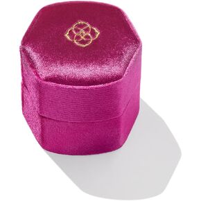 Kendra Scott Davis Small Case, Hot Rose Pink Velvet