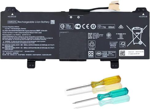 BND GB02XL 47.3Wh 6000mAh استبدال بطارية الكمبيوتر المحمول HP Chromebook x360 11 G1 G2 EE Chromebook 11A G6 G8 EE Chromebook 11 G7 G8 EE Chromebook 14 G5 14-DB 14-DB0051CL Series L42550-271 L42583-005 in Saudi Arabia