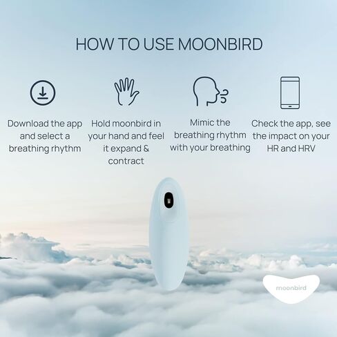 Breathing & Meditation Device - Instant Stress Relief, Anxiety Relief, Relaxation for Women & Men - Helps with Better Sleep, Stress, and Overall Health- Biofeedback Device - Blue Green in Saudi Arabia