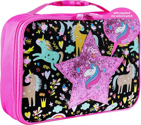 Decorably Insulated Lunch Bag for Kids - Dinosaur Boy Lunch Bag for Kids with Dinosaur Rubber Patch Design, Lunch Bag Kids Small Size, Kids Insulated Lunch Bag Kids, Lunch Box Bag for Boys Lunch Bag in Saudi Arabia