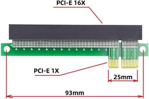 xiwai PCI-E Express 8X to 8X Male to Female Extension PCIE 3.0 Slot Riser Extender Card Ribbon Flexible Cable 20cm in Saudi Arabia