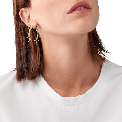 Diesel All Gender Gold-Tone Stainless Steel Stud Earring (Model: DX1520710) in Kuwait