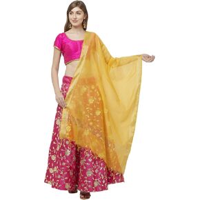 DUPATTA BAZAAR Woman's Cotton Silk Dupatta.