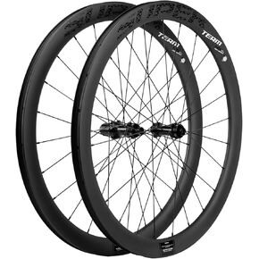 SUPERTEAM 53mm Disc Brake Wheels Road Bike 700c Tubeless Wheelset 28mm with White Painting