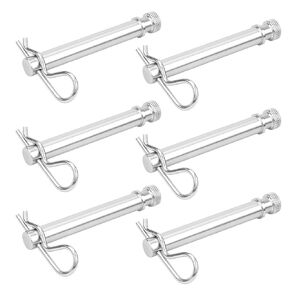TS35010 Stainless Steel Trailer Hitch Pin and Clip for B&W 2" & 2.5" Receiver Trailer Hitches Tow and Stow Pins - Pack of 3