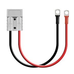 DC HOUSE Anderson Connector 50A Kit Anderson Plug 8 Guage 0.98ft كابلات البطارية موصلات سريعة مقاومة للماء لنقل طاقة البطارية Lifepo4