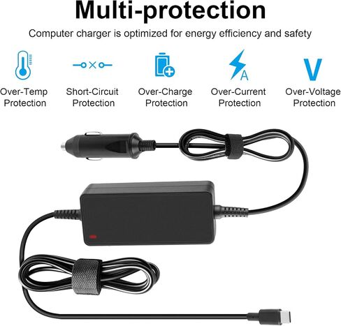 TREE.NB 42W 12V 2.58A Surface Car Charger, Power Supply for Microsoft Surface Pro 3/Pro 4/Pro 5/Pro 6, Surface Book, Surface Go, Surface Laptop with USB Charging Port(5V 2.1A) in Saudi Arabia
