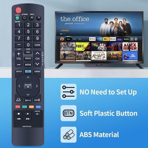 AKB72915239 Replaced Remote for LG TV 32LV2500 32LV3500 22LV2500 26LV2500 32LK330 32LK450 22LV2500UA 42LK450 42LK450UB 42LK450UH 47LK450 47LK520 47LK520UA 55LK520 55LK520UA 55LV5300 in Kuwait