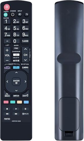 AKB72915239 Replaced Remote for LG TV 32LV2500 32LV3500 22LV2500 26LV2500 32LK330 32LK450 22LV2500UA 42LK450 42LK450UB 42LK450UH 47LK450 47LK520 47LK520UA 55LK520 55LK520UA 55LV5300 in Kuwait