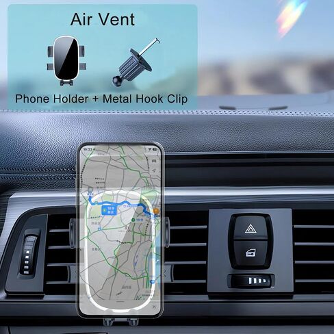 Phone Mount for Car，2-in-1 Car Phone Holder for Car Dashboard or Windshield，Compatible with All Smartphones in Saudi Arabia