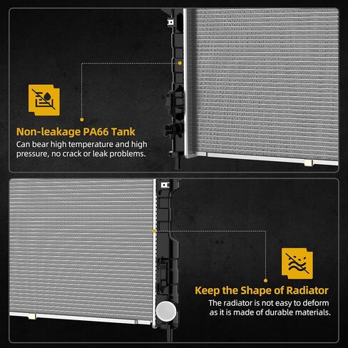 DWVO Radiator Compatible with 2009 2010 2011 2012 2013 2014 2015 2016 2017 2018 Ram 1500 2011 2012 2013 Ram 2500 3500 3.6L 3.7L 4.7L 5.7L V6 V8 in Saudi Arabia