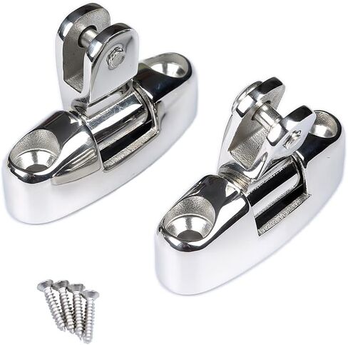 Thorn Boat Bimini Top Deck Hinge Swivel Mount with Removable Quick Release Pin 316 Stainless Steel Include Screws in Saudi Arabia