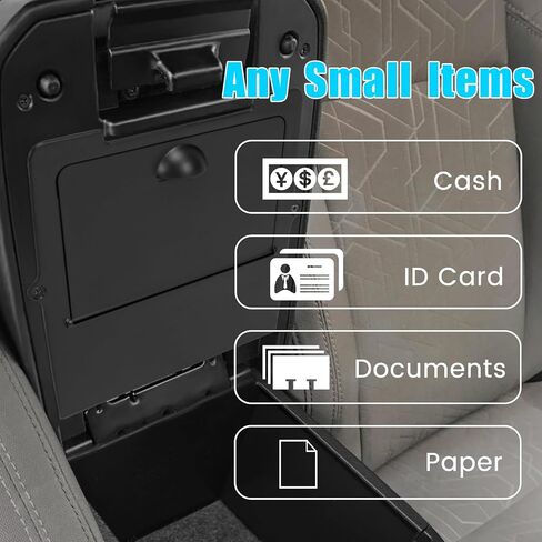 Center Console Gear Shift Storage Box Compatible with Toyota Tacoma 2023 2022 2021 2020 2019 2018 2017 2016 3rd Gen Interior Organizer Tray Accessories-NOT FIT Manual Transmission in Saudi Arabia