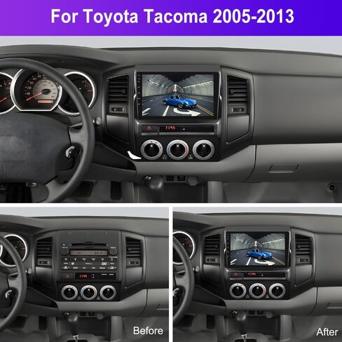 [4G+64G] Android 13 Radio for Toyota Tacoma 2005-2013 with Wireless Carplay Android Auto, Hikity 9 Inch Touch Screen Stereo with GPS Navigation Bluetooth DSP FM/RDS Backup Camera in Saudi Arabia