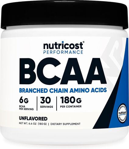 Nutricost BCAA Powder 2:1:1, 120 Servings (Green Apple) in Saudi Arabia