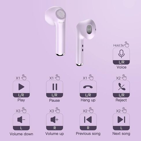 MOEEN Wireless Earbuds, Bluetooth Headphones, Earphones Bluetooth 5.0 USB-C Fast Charge, 5Hrs Single Playtime 35Hrs Playtime IPX5 Waterproof, Bluetooth Earbuds with Running Fitness Commute, Khaki in Saudi Arabia