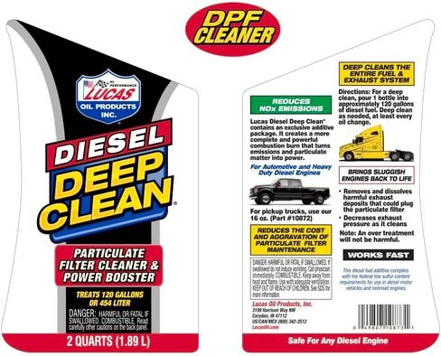 Lucas Oil 10872 Diesel Deep Clean - 16 Ounce (Pack of 12) in Saudi Arabia