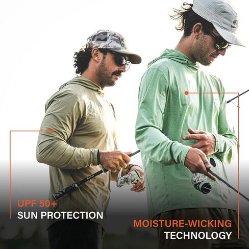 Simms SolarFlex UPF 50+ Shirt - Premium Sun Protection Hoodie for Men, Lightweight, Quick-Dry, Breathable Outdoor Apparel for Men (Regiment Camo Cinder, X-Large) in Saudi Arabia