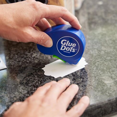 Glue Dots, Roll for everyday uses, 3-pack, ½", .5 Inch, 900 Total Dots, Movable, Repositionable, Multi-Functional, Label Containers, Glue Stick and Tape Alternative, Clear in Saudi Arabia