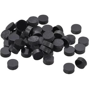 MECCANIXITY Inlay Fretboard Dots Guitar Inlay Dots White Acrylic Inlays Mark Point 6.3x2.5mm for Guitar Fingerboard, Pack of 50
