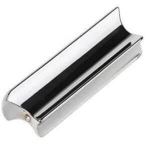 غيتار كهربائي هاواي من الفولاذ المقاوم للصدأ، جيتار باس، شريط منزلق، لون فضي (فضي) in Kuwait