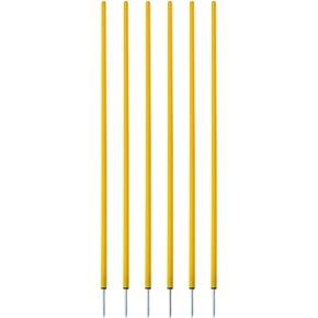 Champion Sports Coaching Sticks (5-Foot) YELLOW, 60'H x 1' (5-Foot)