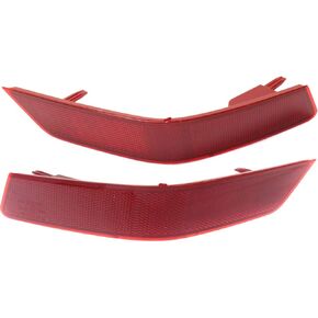 For Nissan Rogue Bumper Reflector 2017 2018 2019 Passenger Side Rear CAPA Certified NI1185105 | 26560-6FV0B