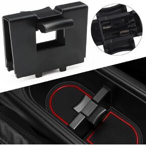 Center Console Cup Holder Insert Divider Compatible with Subaru Forester 2014-2022 Legacy,Outback 2010-2014 Replace 92118AJ000 92118AJ001
