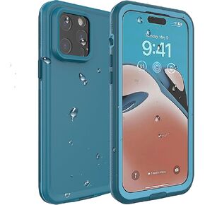 iPhone 14 Pro Waterproof Case,Retail Packaging,IP68 Full Sealed Snowproof Dustproof Shockproof Heavy Duty Protection Cover with Screen Protector for iPhone 14 Pro 6.1 Inch Green