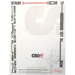 STRAY KIDS GO LIVE (الإصدار القياسي) الألبوم الأول من النوع A CD-R + كتاب الصور + بطاقات الصور + 4 قطع من الأفلام + البطاقة السرية + نشرة الوحدة الغنائية + (4 بطاقات صور إضافية + بطاقة صور مزدوجة الوجه + مرآة جيب)