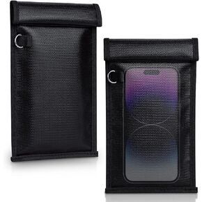 Large Faraday Bags for Laptop(17 x 15 inches) Signal Blocking Faraday Cage, Cell Phone Signal Jammer, Anti-Tracking RFID Faraday Pouch, Blocking All Tpye of Signal Bag