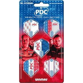 Winmau PDC Prism Darts Flight Collection - 5 sets per card (15 dart flights in total)