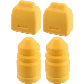 X AUTOHAUX Car Front Rear Jounce Bumper Stop Axle Bumpers Set 52088256 52088352 for Grand Cherokee WJ 1999-2004