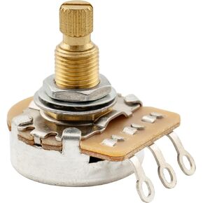 Musiclily Pro HD A500K Full Brass Metric Coarse 18-Spline Split Long Shaft Pot Audio Taper Potentiometer for Electric Guitar Bass