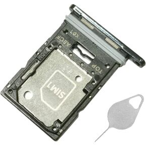 Galaxy A53 5G SIM Card Tray Dual Replacement A53 5G Sim Card Slot Holder for Samsung Galaxy A53 5G SM-A536U A536U1 A536E A536 A536W S536DL Sim Card Tray Repair Part with Opening Needle (Black)