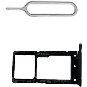 OEM SIM Card Tray SD Card Tray Holder solt+pin Replacement for Lenovo Tab M10 Plus TB-X606F TB-X606X Black