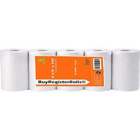 (10 Rolls) 2 1/4" X 165' Thermal Paper for Sharp XEA507 XEA407 XEA207 ERA247 347 Sharp XE-A207, XE-A407 and XE-A507 Cash Register Paper Rolls