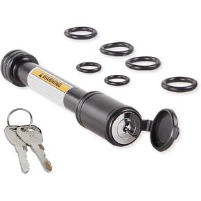 5/8" Trailer Hitch Locks Set Receiver Pin Lock, Anti-Theft Hitch Looking Pin with Keys Fits for 2" Hitch Receiver