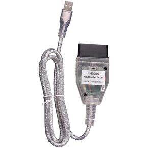 INPA K+ CAN Ediabas k d can Cable USB Switch k+dcan BMW USB obdii ediabas inpa dcan Cable (أبيض)